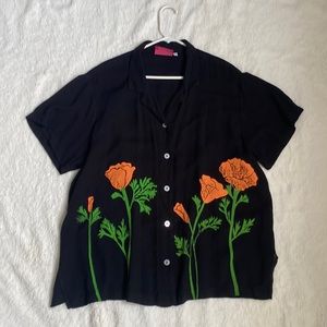 Big Bud Press Pantry Button Up California Poppy